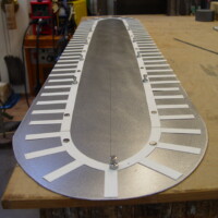 Blick in die Werkstatt von Jochen Warth: Arbeit einer neuen Skulptur 10/2020 Foto zum Arbeitsfortschritt